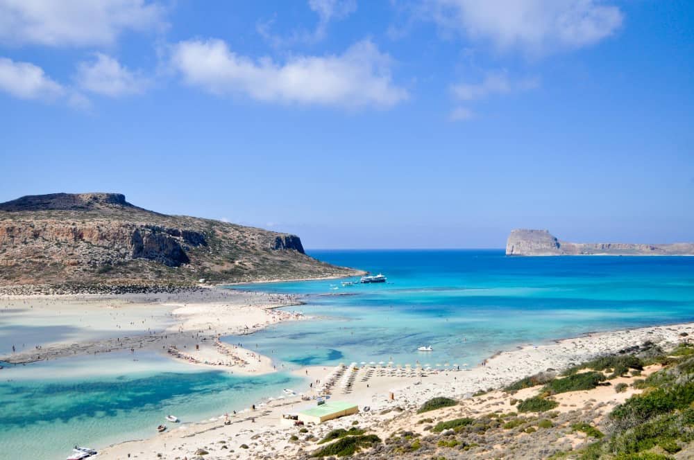 Crete coast Greek island